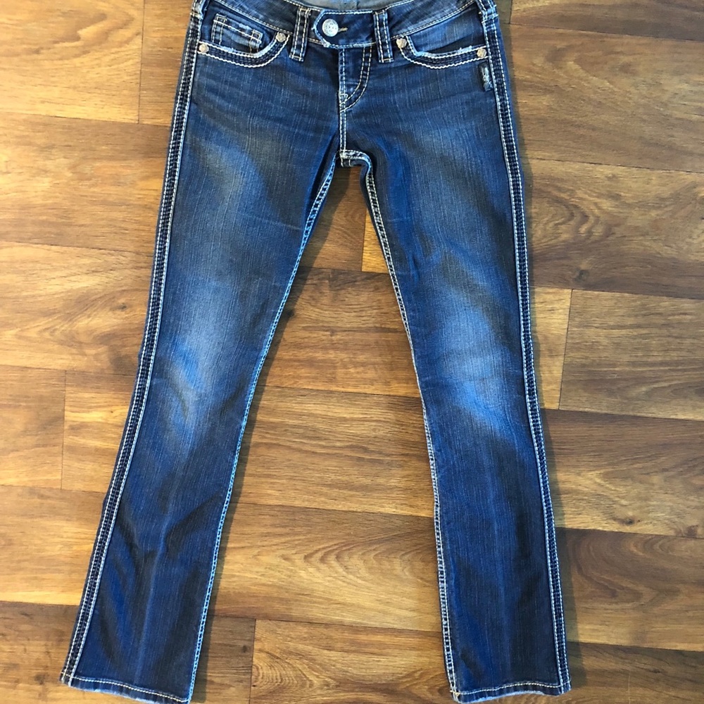 Worn Once! Dark Wash SILVER Jeans Boot Cut